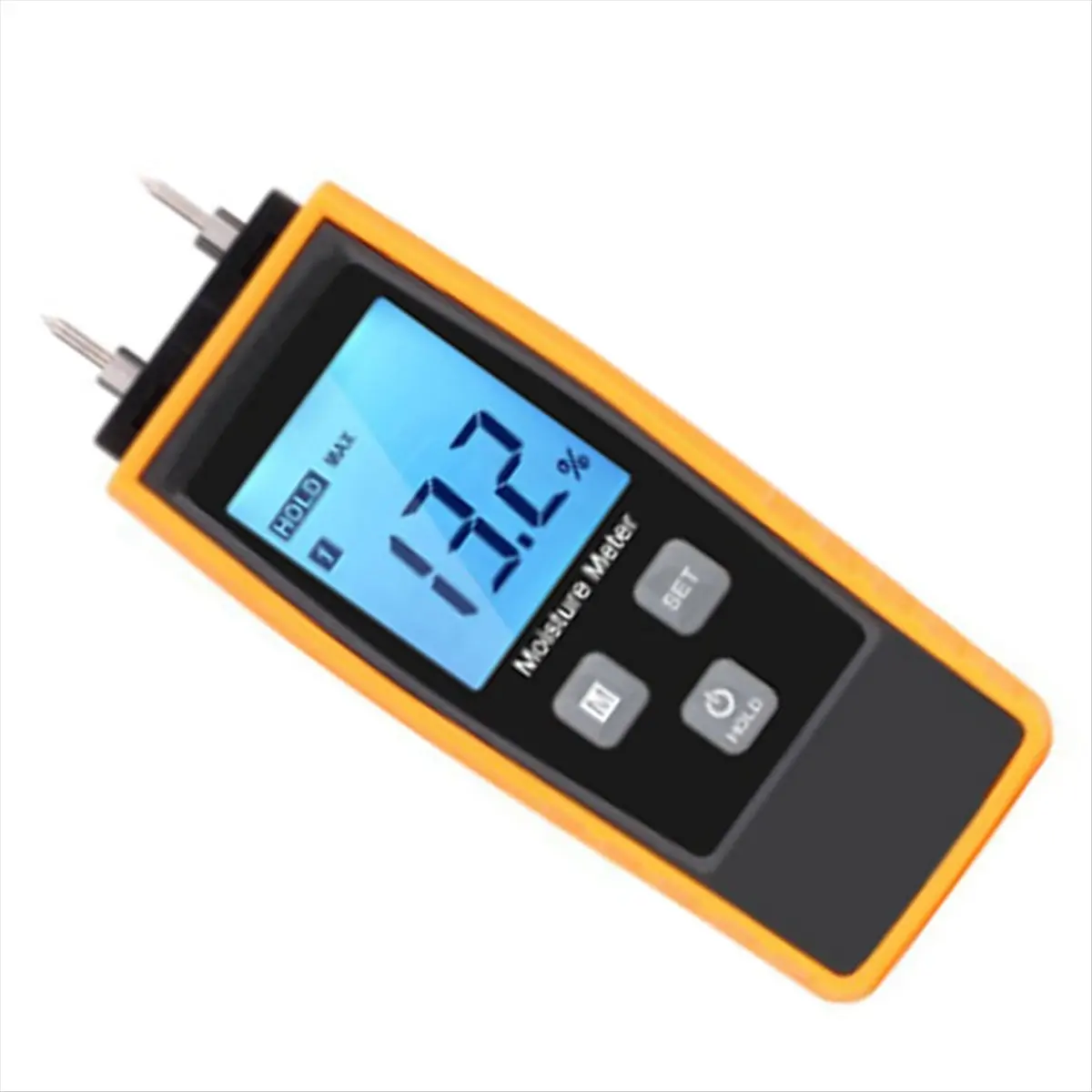 RZ660 Wood Moisture Meter Hygrometer Timber Damp Detector Tree Density Digital Wood Humidity Tester