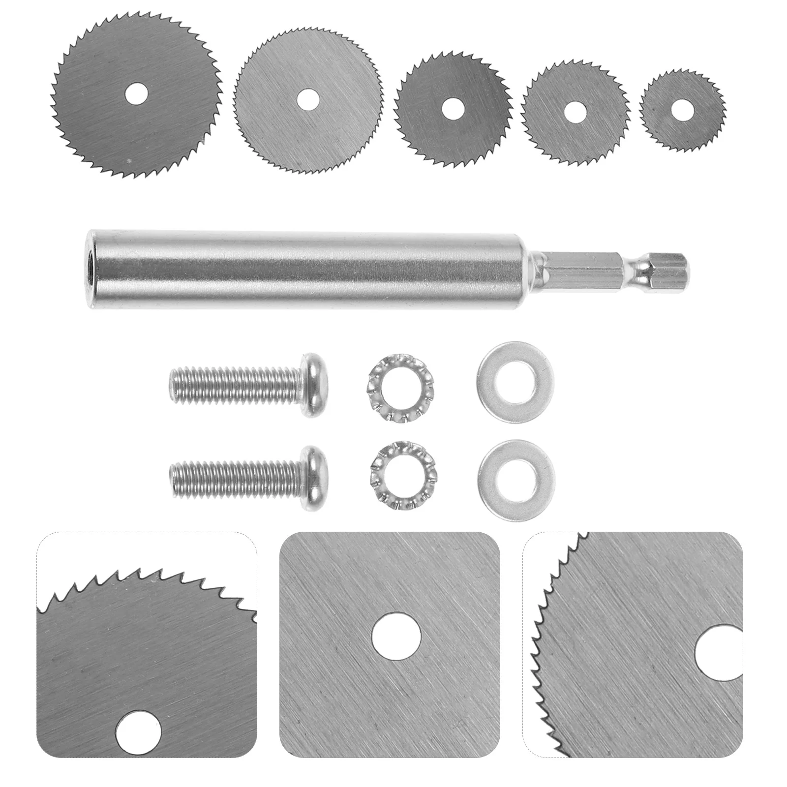 

1Set Mini Saw Drill Connecting Rod Saw Set Hexagonal Handle Sturdy Blades Versatile DIY Projects Cutting Tool PVC Plastic Pex