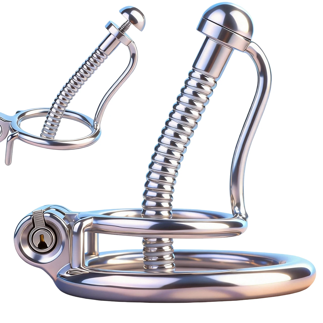 FRRK-enchufe con sonido uretral de 8,5mm, dispositivo de jaula para pene de castidad masculina, jaula para pene, ejercicio para pene de abstinencia, juegos para adultos, chemisesяс в sakoности