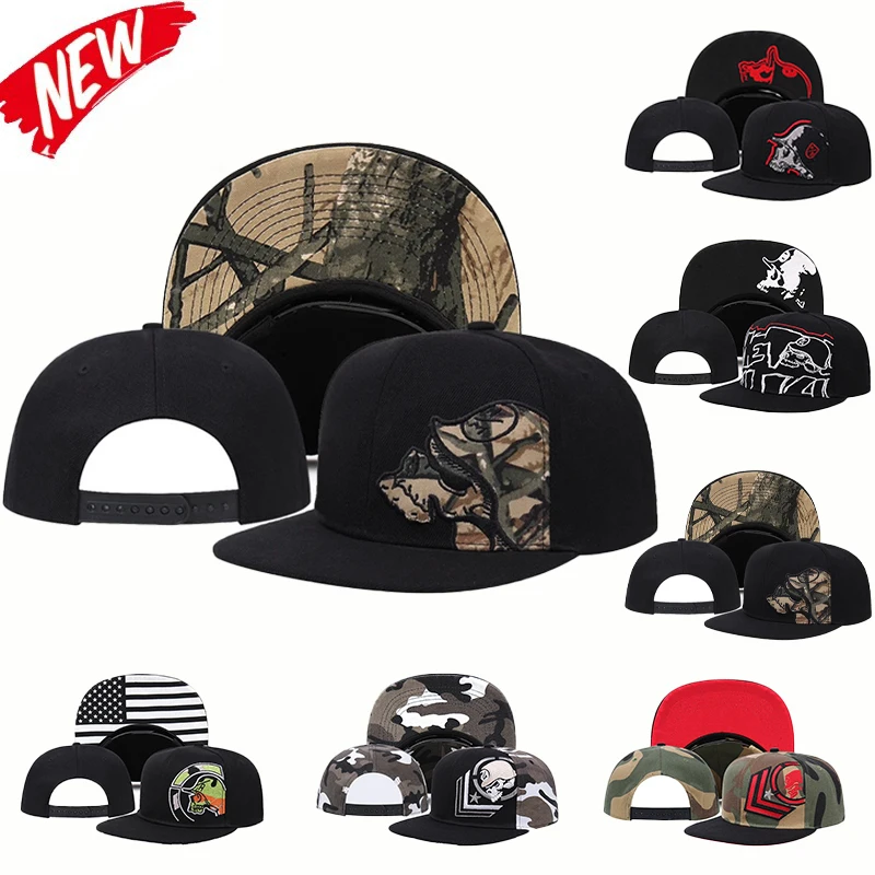 New High Quality Unisex Adjustable Baseball Cap Summer Sunscreen Hat Camouflage Camo Gorras Hombre Designer Cap Men Trucker Hat