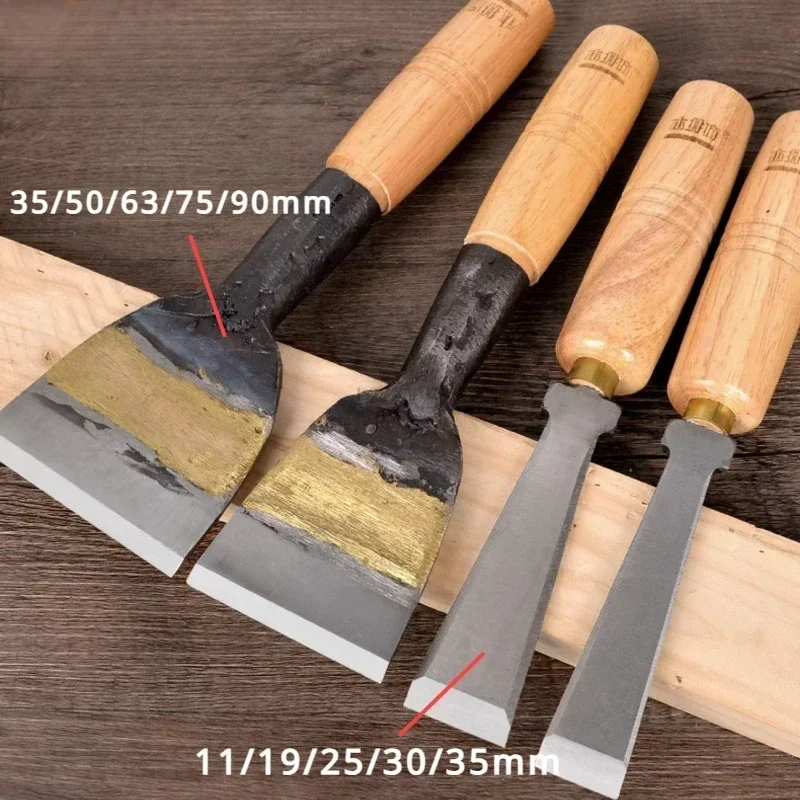 High Speed Steel Fishtail Chisel Professional Wood Carving Chisels for Basic Carpentry Cut Tools Detailed Household Special Tool