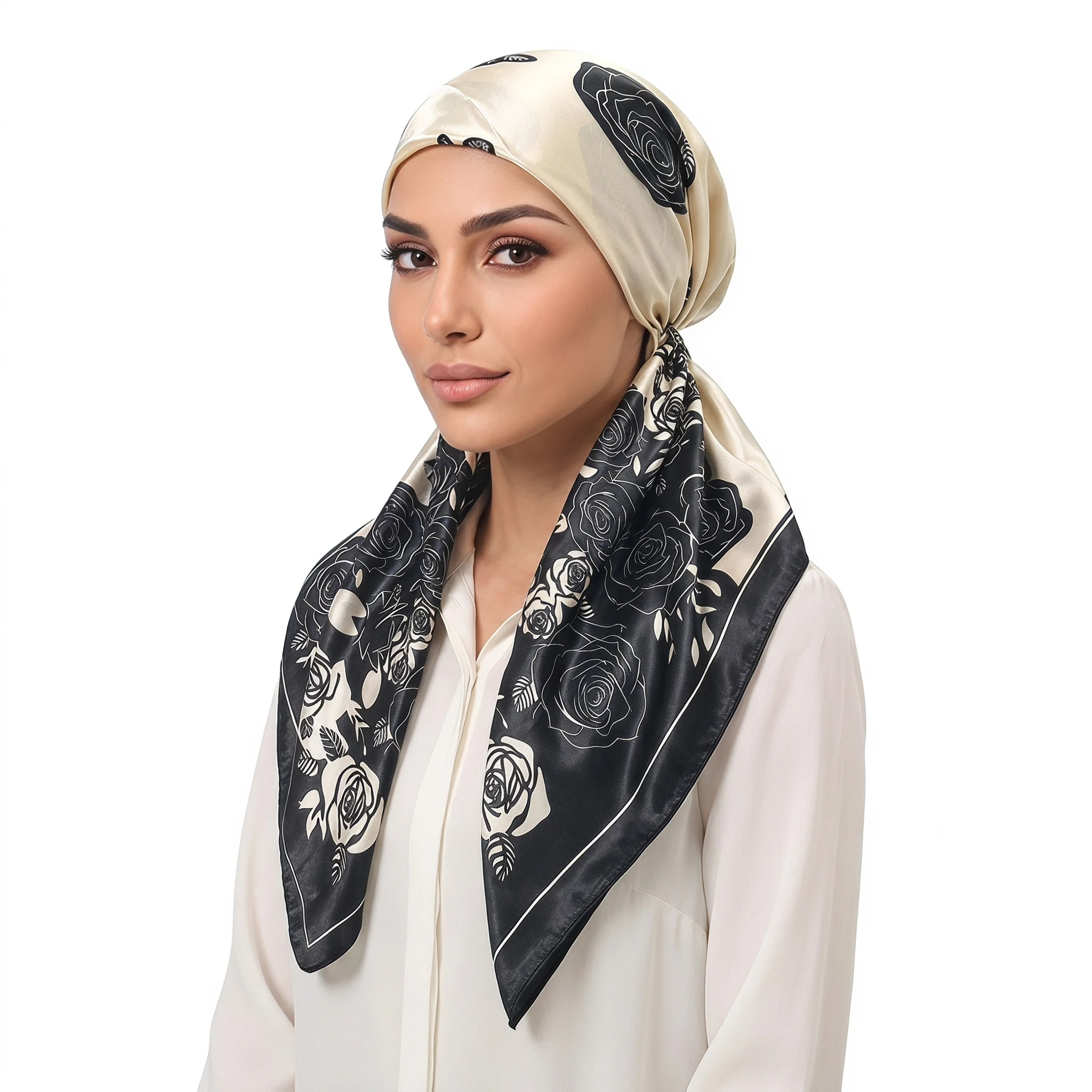 2026 Soft Satin Headscarf for Women Fashion Muslim Turban Chemotherapy Cap Hair Loss Cover Stylish Bandana Wrap