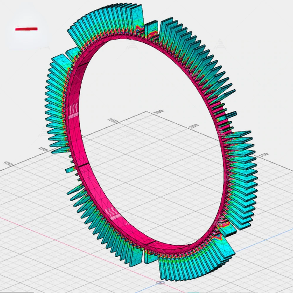 QS 205 50H V3 Motor Heat Sinks