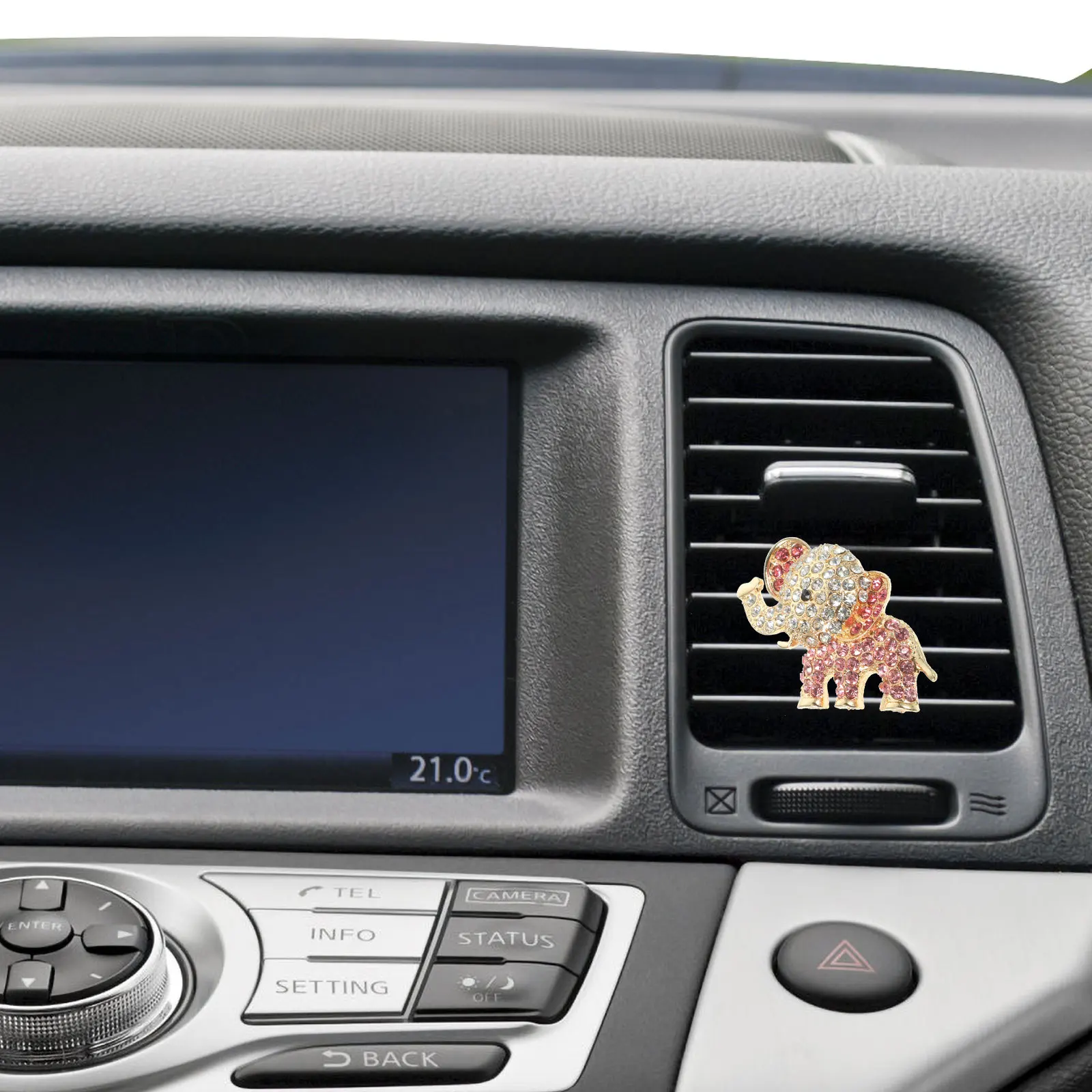 

Elephant Pattern Air Freshener Clip Perfume Diffuser Aromatherapy Automobile Inner Decoration Fragrance Diffuser