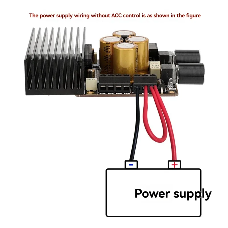 

【GLAD】TDA7850 Стерео 4X80 Вт класса AB Плата усилителя мощности ACC Автомобильный аудиомодуль
