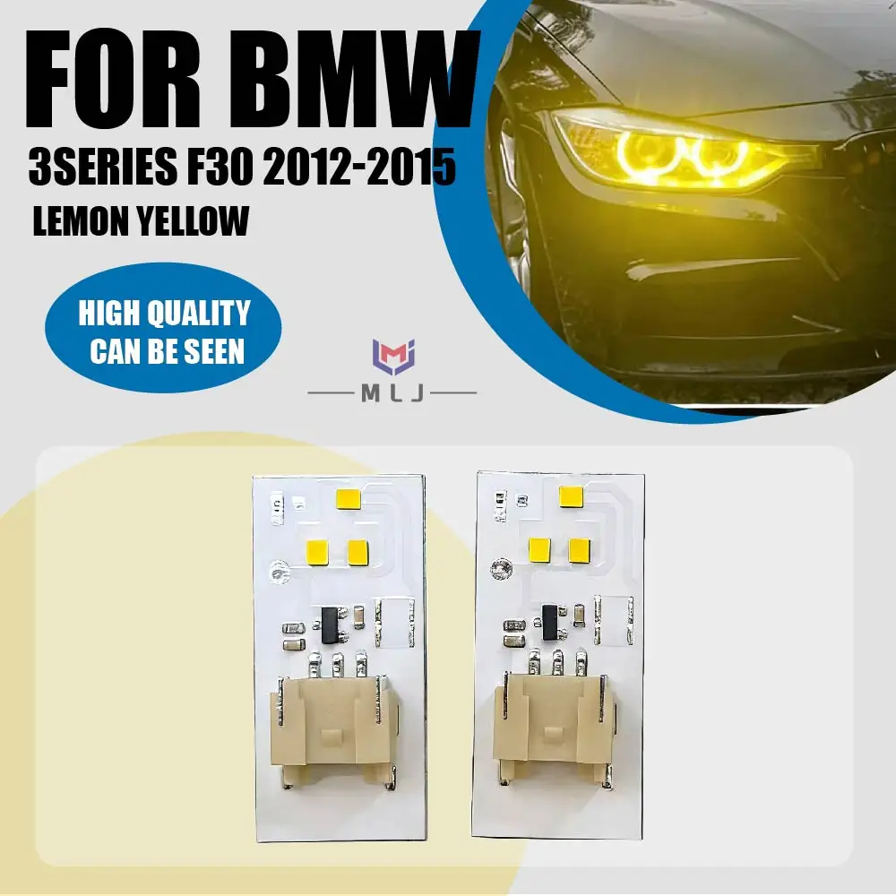 

Новый желтый дневной свет ангельские глазки DRL для BMW 3 серии 2013-2015 ксеноновая фара F30 F31 F35 320i 328i 335i 63117398766 7398766