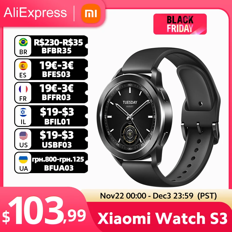 World Premiere Global Version Xiaomi Watch S3 1.43