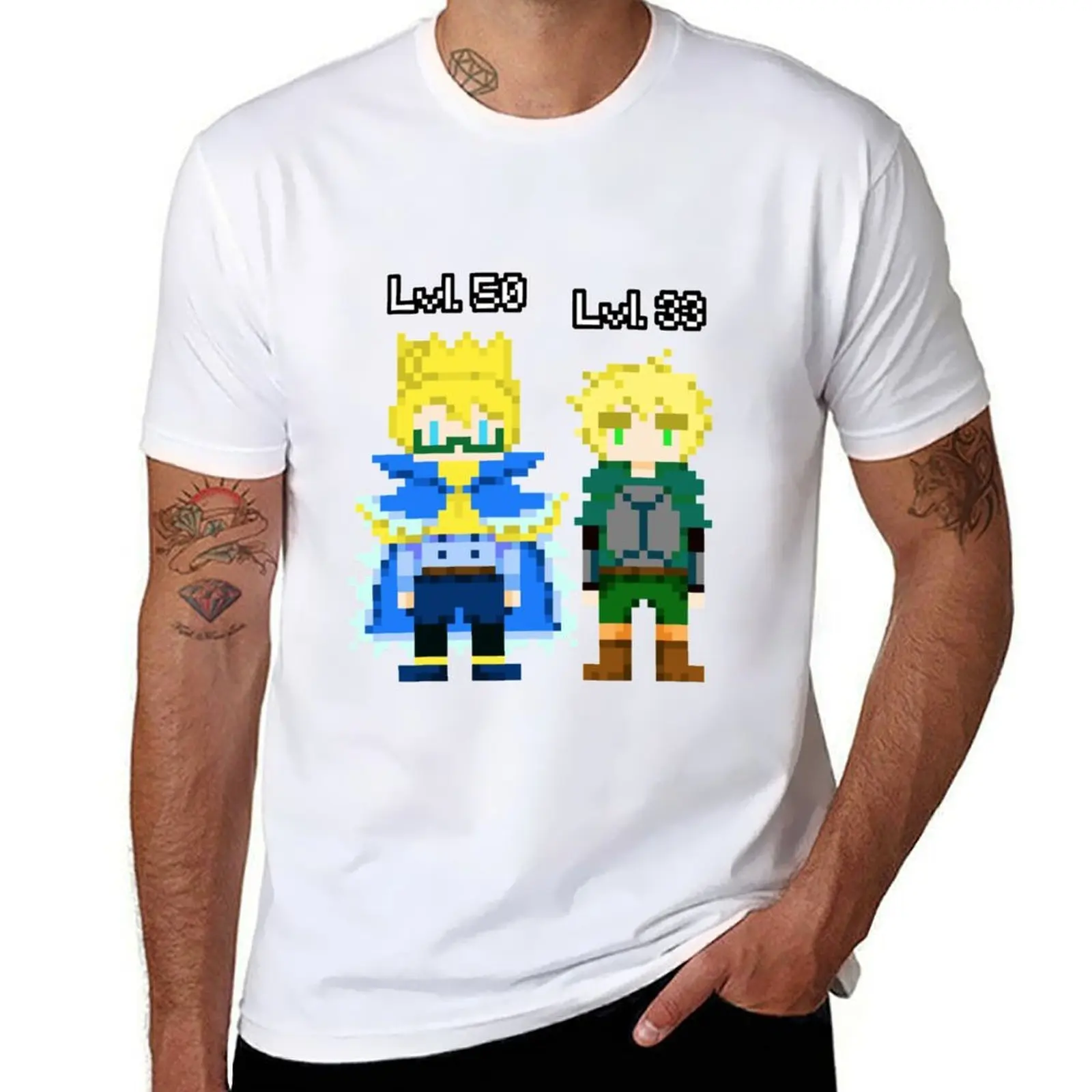 

DSNHTT!! USUK - Pixels T-Shirt printed t shirts for man man t shirt luxury T-Shirt