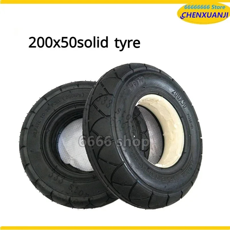 200 X 50 (8x2) Solid/foam Inflation Tire High Quality Tyre for Electric  Razor E100 E125 E200 Scooter Motorcycle Part