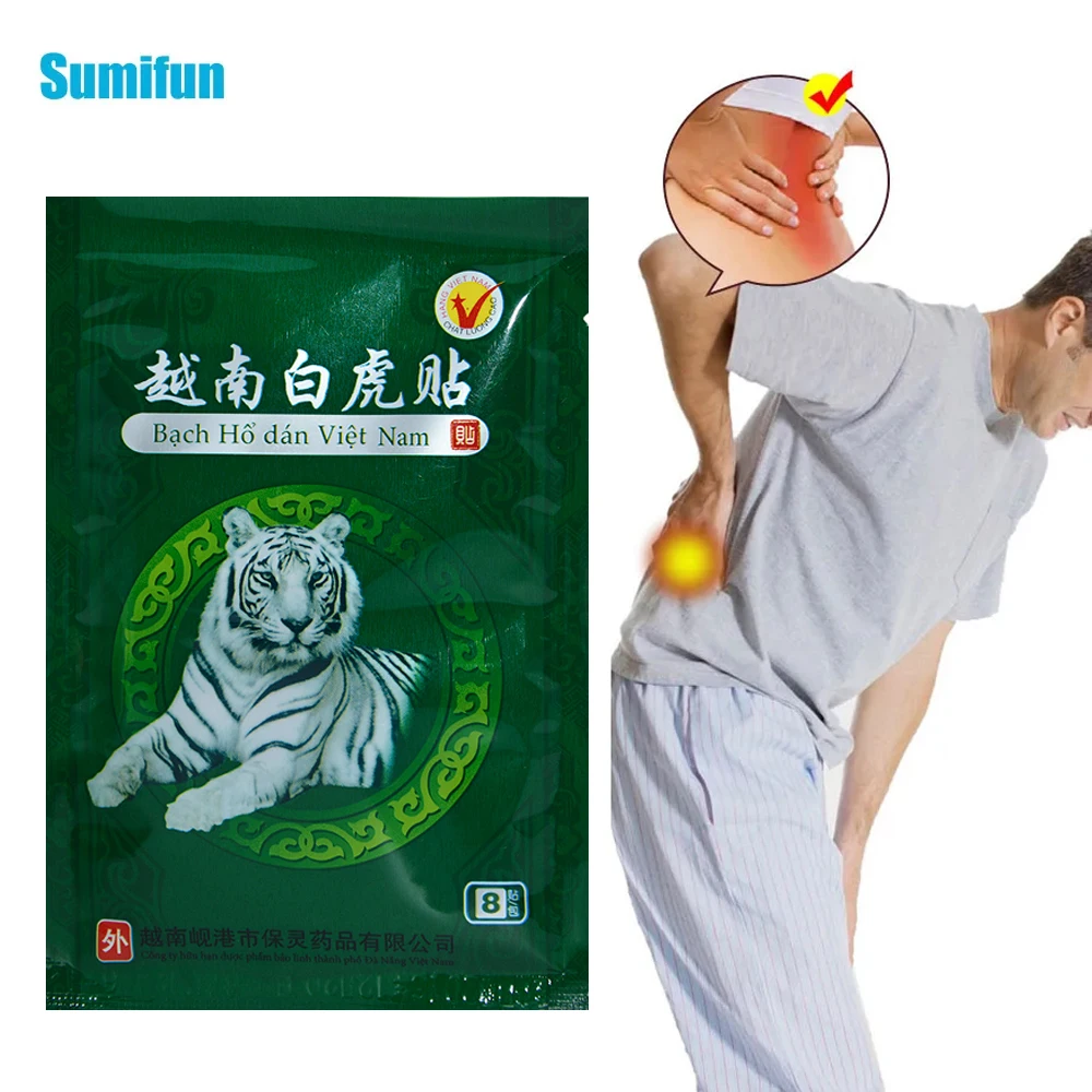 

32Pcs Vietnam White Tiger Balm Medical Plaster Rheumatoid Arthritis Joint Pain Relief Back Body Muscle Patches Sticker D1761