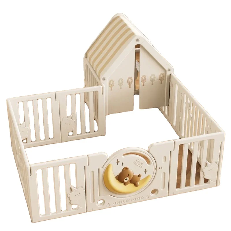 Corralito plegable para niños, tienda bonita, muebles de habitación, parque infantil de protección interior para bebés