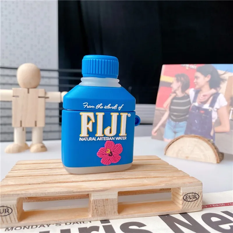 3D Fiji Aqua Pacific Water Silicone Protection Headphone Cases For