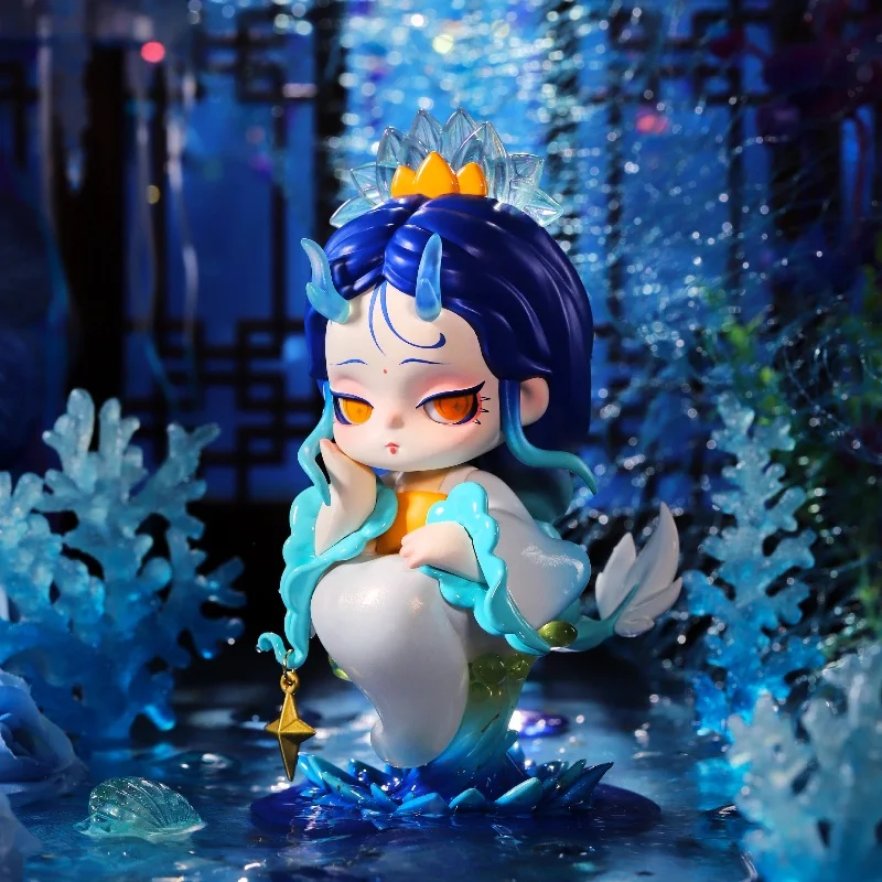 DODOSUGAR Linglong الصيف سحر Shyi عندما سوف تعود صندوق أعمى مفاجأة النمط الصيني أنيمي الشكل سطح المكتب ديكور هدية