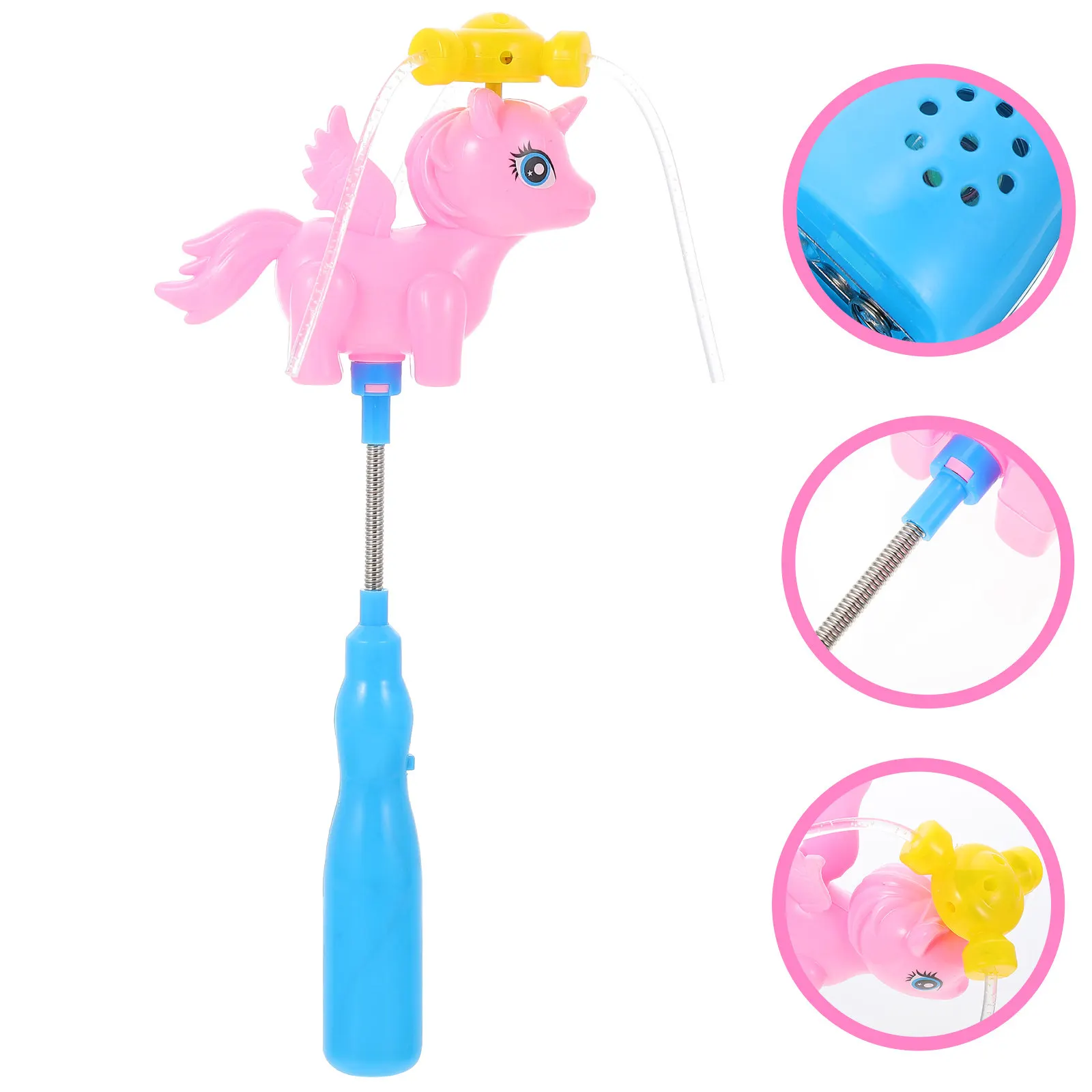 

Светящаяся вращающаяся палочка-фонарик с мультяшным дизайном лошади для детей, вечеринок, свадеб и декора ванной комнаты