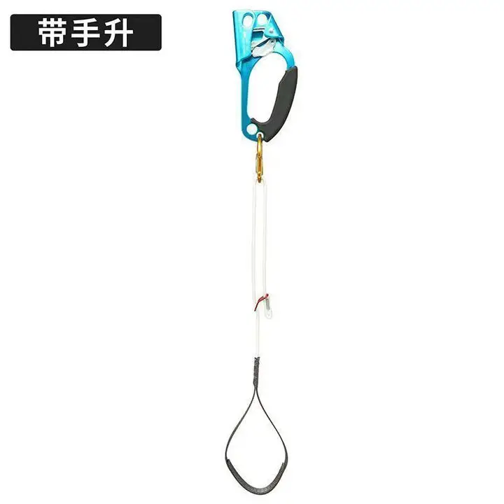 Rock climbing hand aerial work rope climber