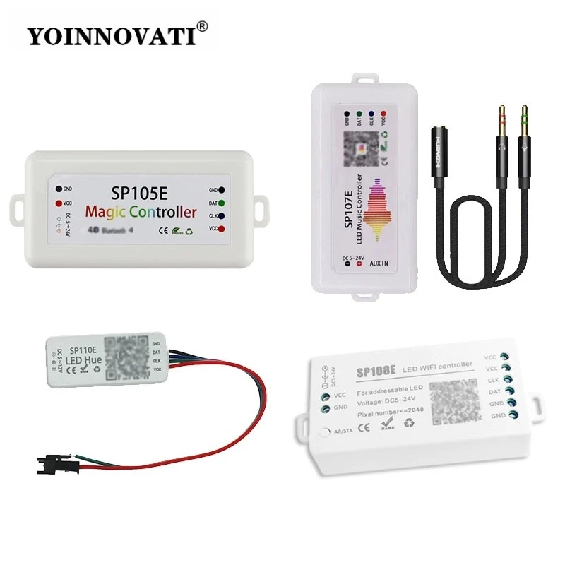controlador-de-fita-led-sp105e-sp107e-sp108e-sp110e-bt-wifi-dimmer-rgb-inteligente-com-sincronizacao-musical-para-fitas-led-ws2811