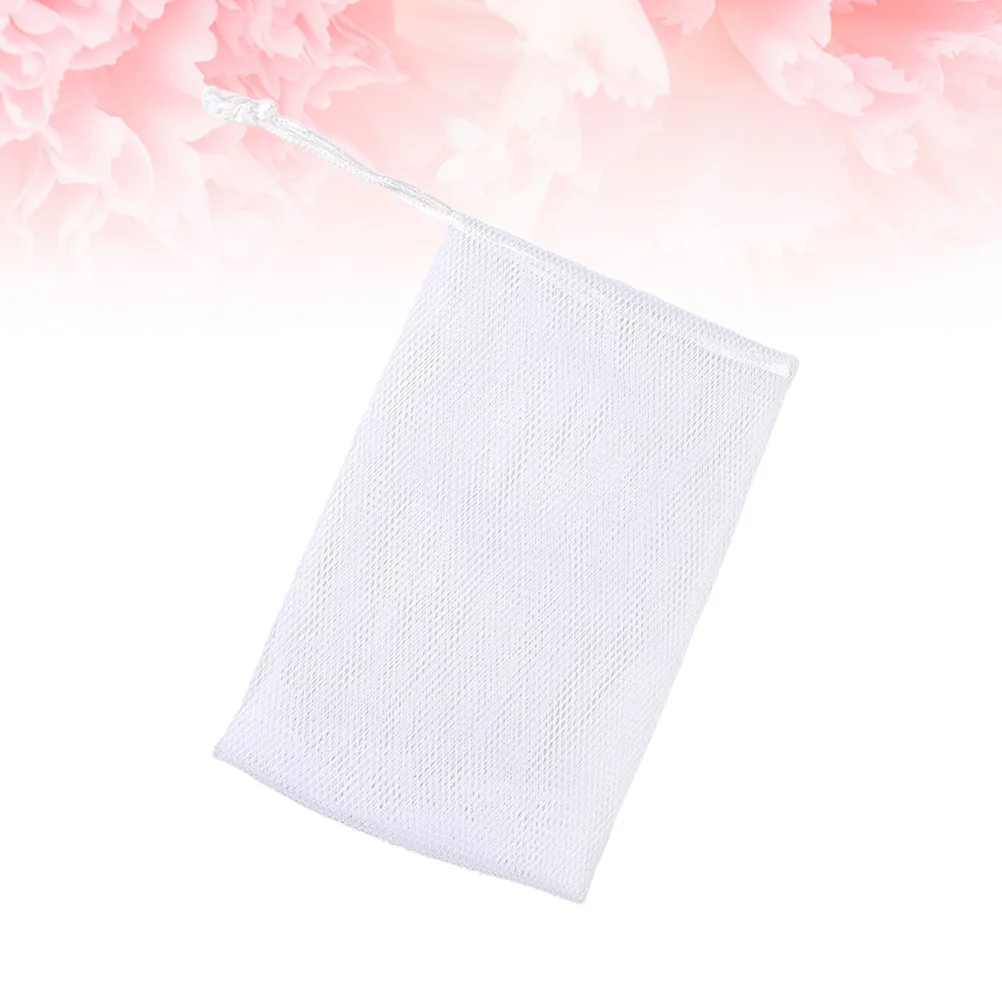 

10pcs Soap Body Cleansing Net Shower Maker Exfoliating Cleanser With Hanging Rope Shower Foaming Nets Foaming