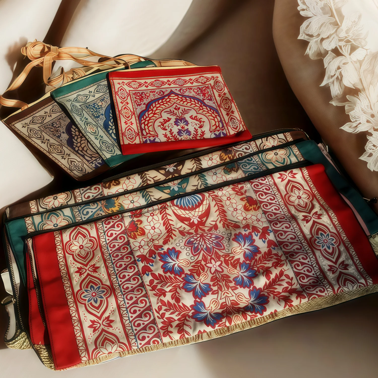 Bead Mat Velvet - Роскошный молитвенный коврик в форме сумки