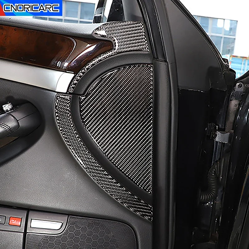 

Car Door Anti-collision Cushions Panel Cover Decals Carbon Fiber Sticker For Audi A8 2004-2012 Decoration Interior Accessories