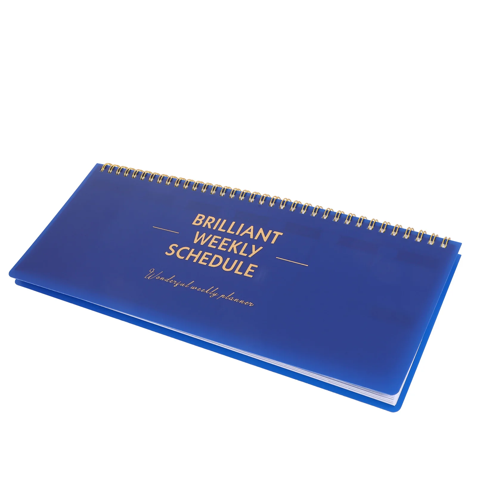 Weekly Planner Notepad English Planning Pad Tear Off to Do List Blue Schedule Calendar Sheets Home Office School Supplies
