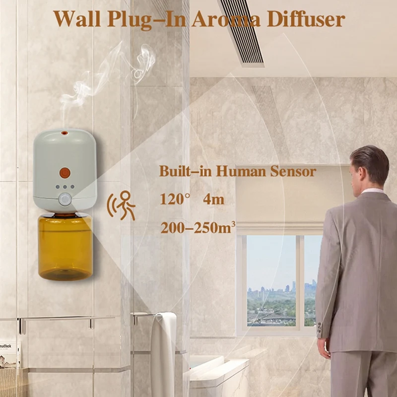 Scent Diffuser For Hotel Bbathroom Scent Machine Diffuser Induction Air Fresheners Smell Distributor