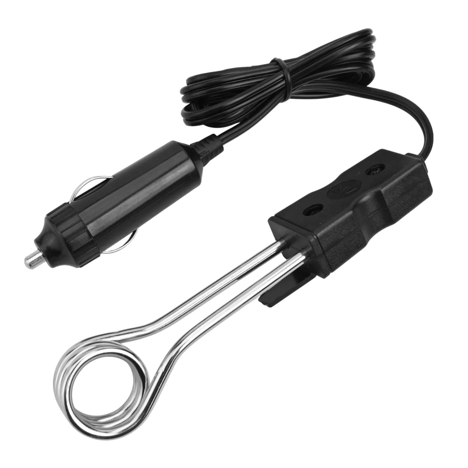 Portable 12V/24V Electric Car Boiled Immersion Water Heater For Traveling Car-mounted Water Heating Rod Car Accessories