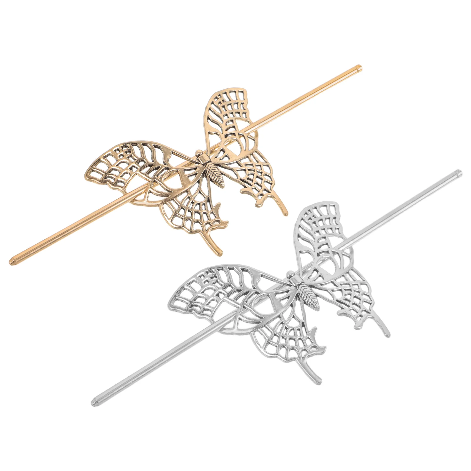 

Butterfly Hairpin Chignon Buns Holder Accessories Chinese Chopstick Jewelry Sticks