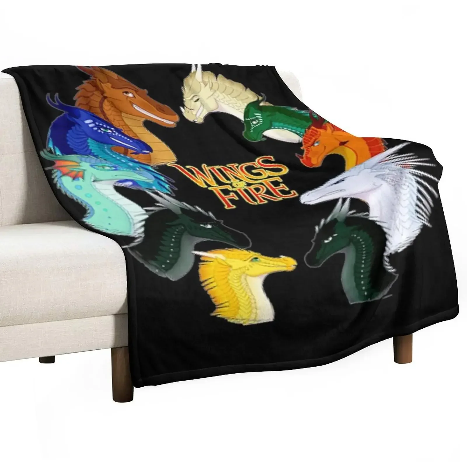 

Wings Of Fire Throw Blanket Soft Furry Blankets