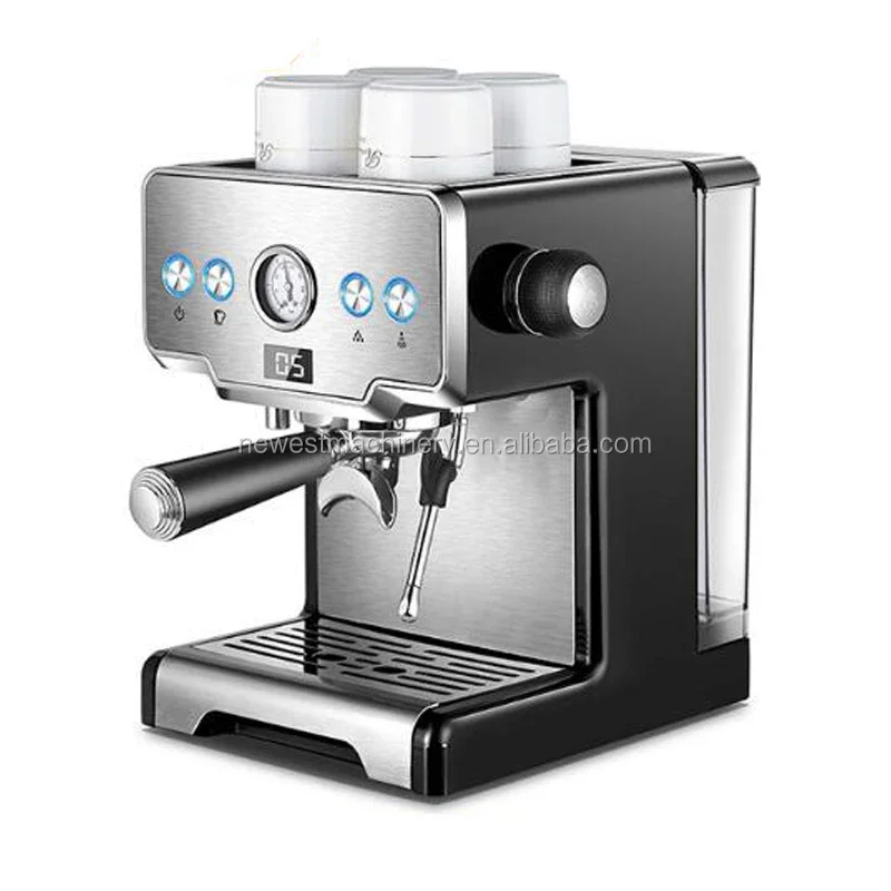 Stainless Steel Italian Coffee Maker espresso machine 15bar home semi-automatic pump type coffee machine 1450W