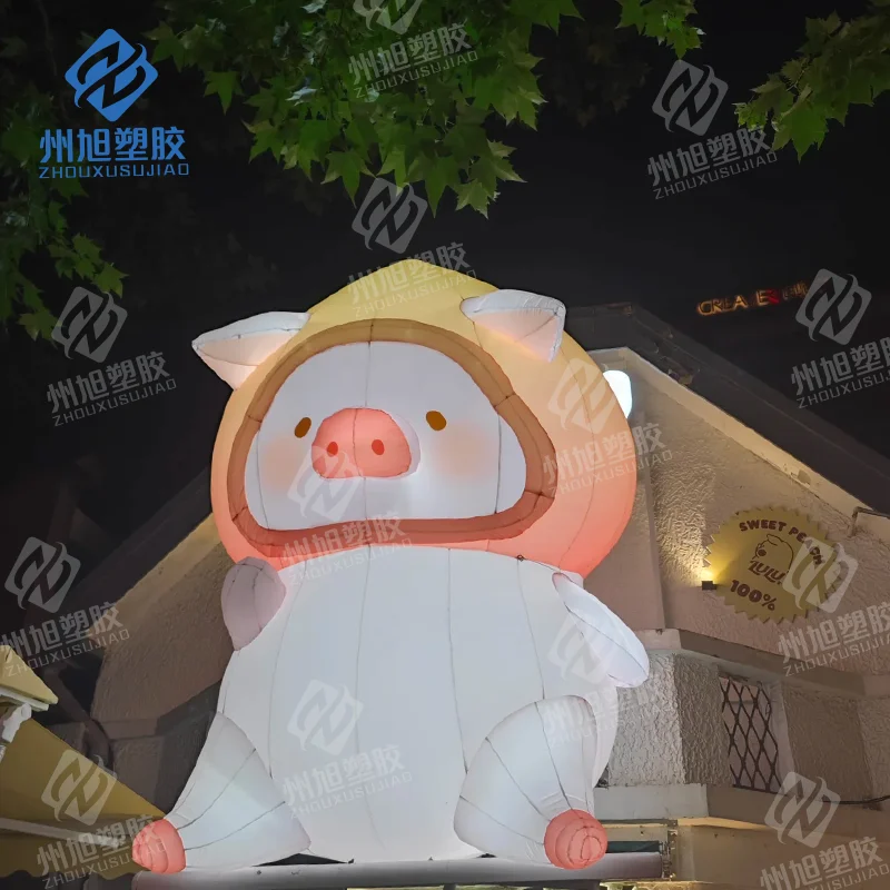 Beautiful inflatable pig pet pigs for zoo store advertising
