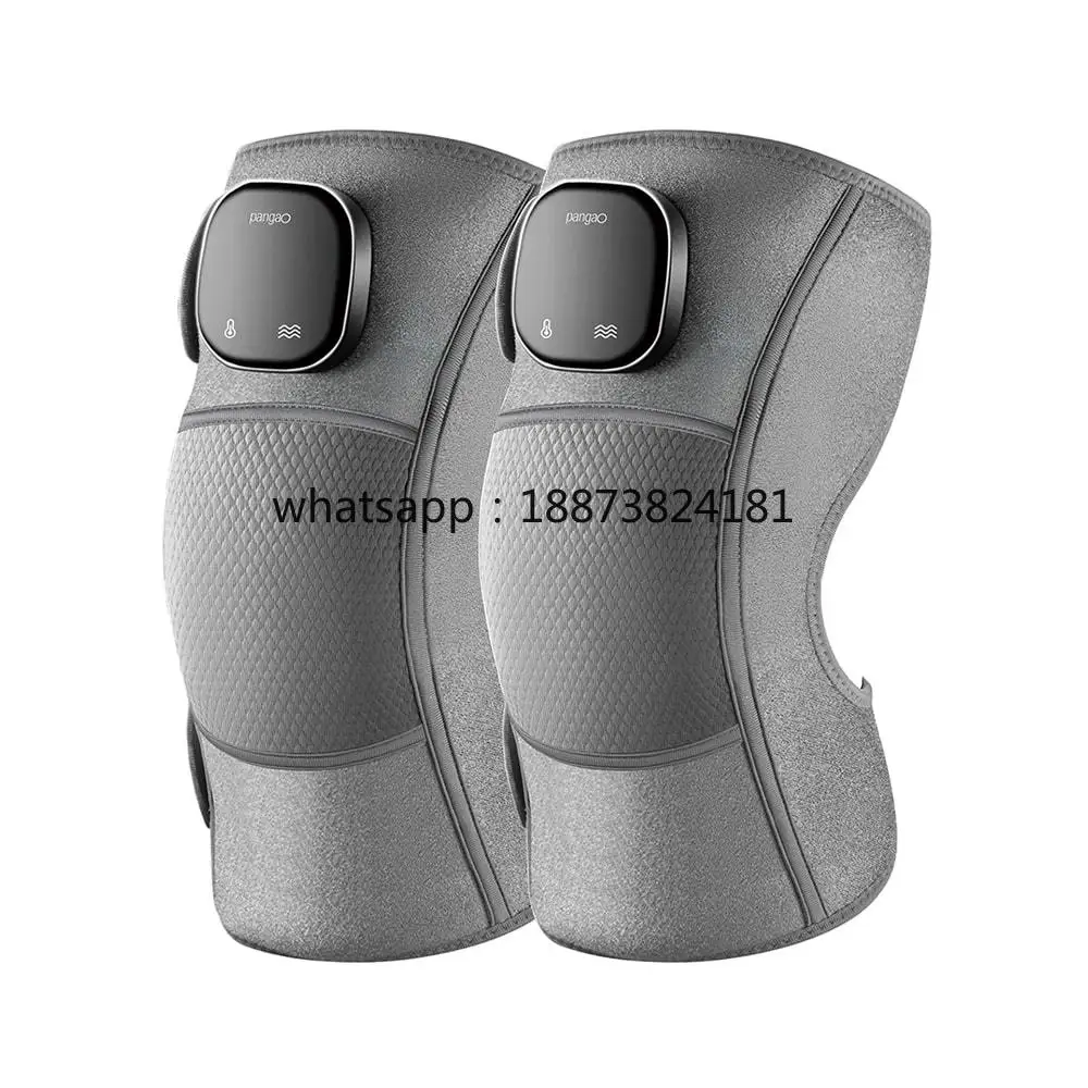 Customized Compress Therapy Thermal Electric Double-sided Vibration Heated Wrap Knee Massager Pads for Pain Relief fast shipping