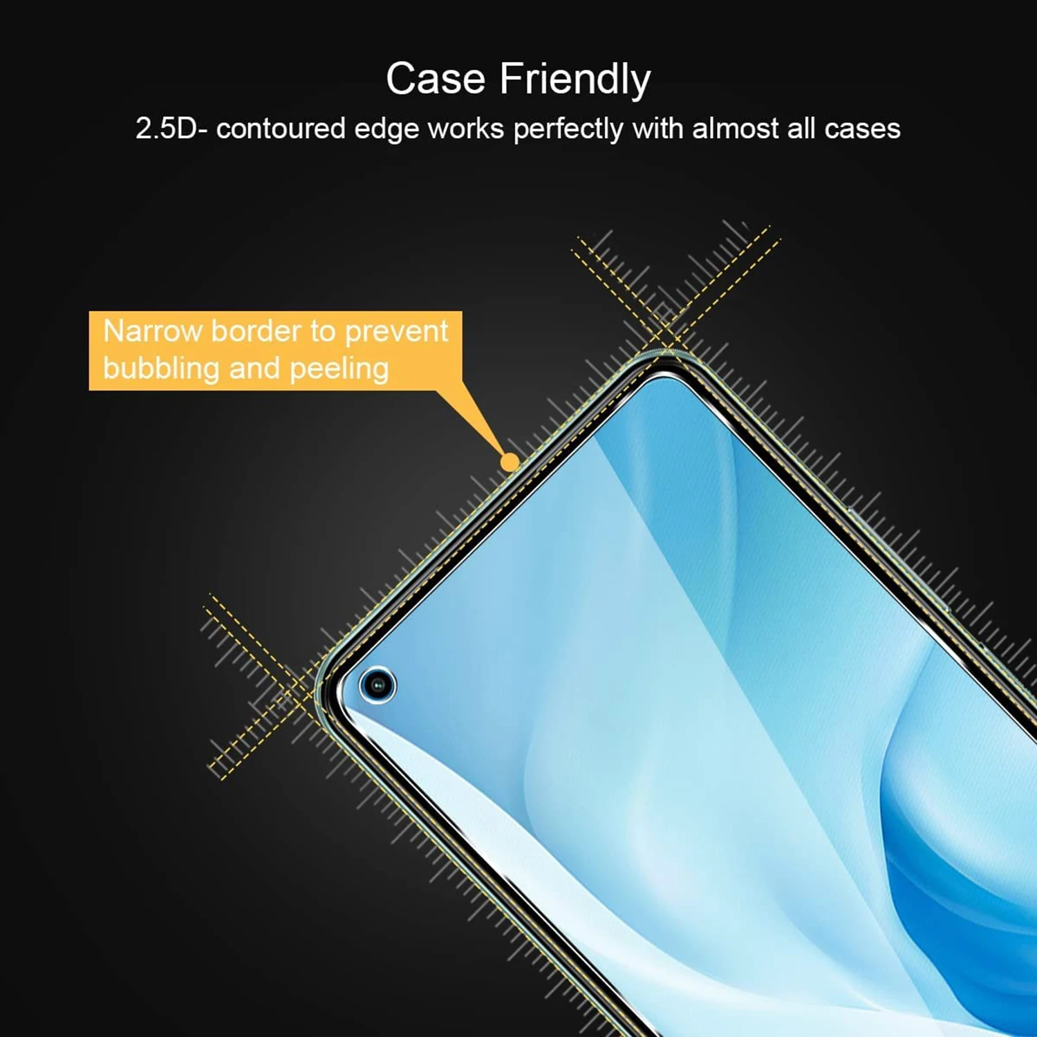 2/4 قطعة من الزجاج المقسى عالي الدقة لهاتف Xiaomi 11 Lite/ 11 Lite 5G NE #6