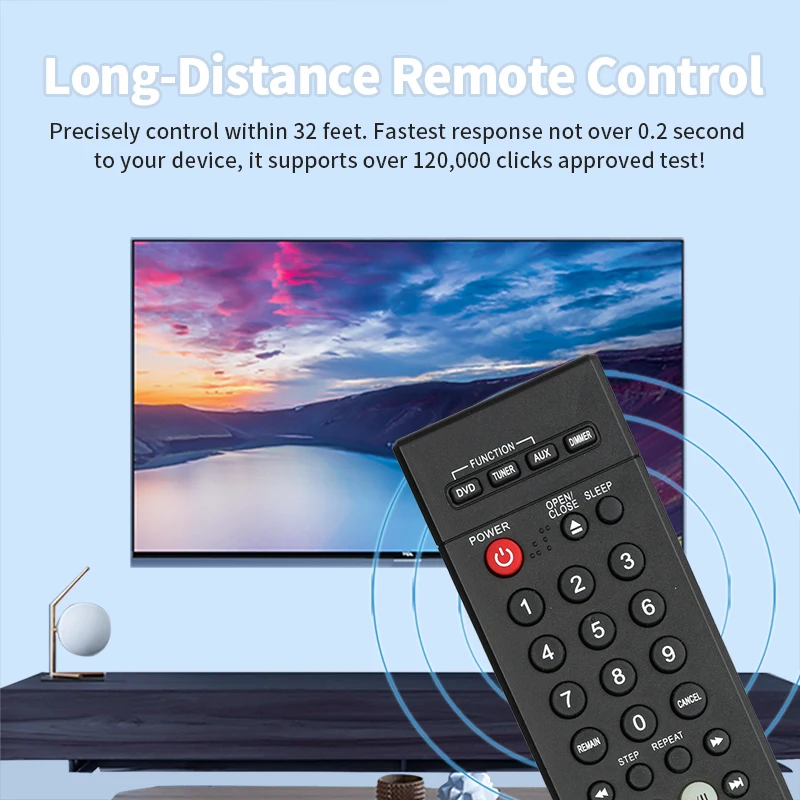 Picture 4: AH59-01644A Remote Control For Samsung DVD Home Theater System HT-Q9 HT-Q10 HT-Z120 HT-Z120T HT-Q9TS HT-BD2E Replacement