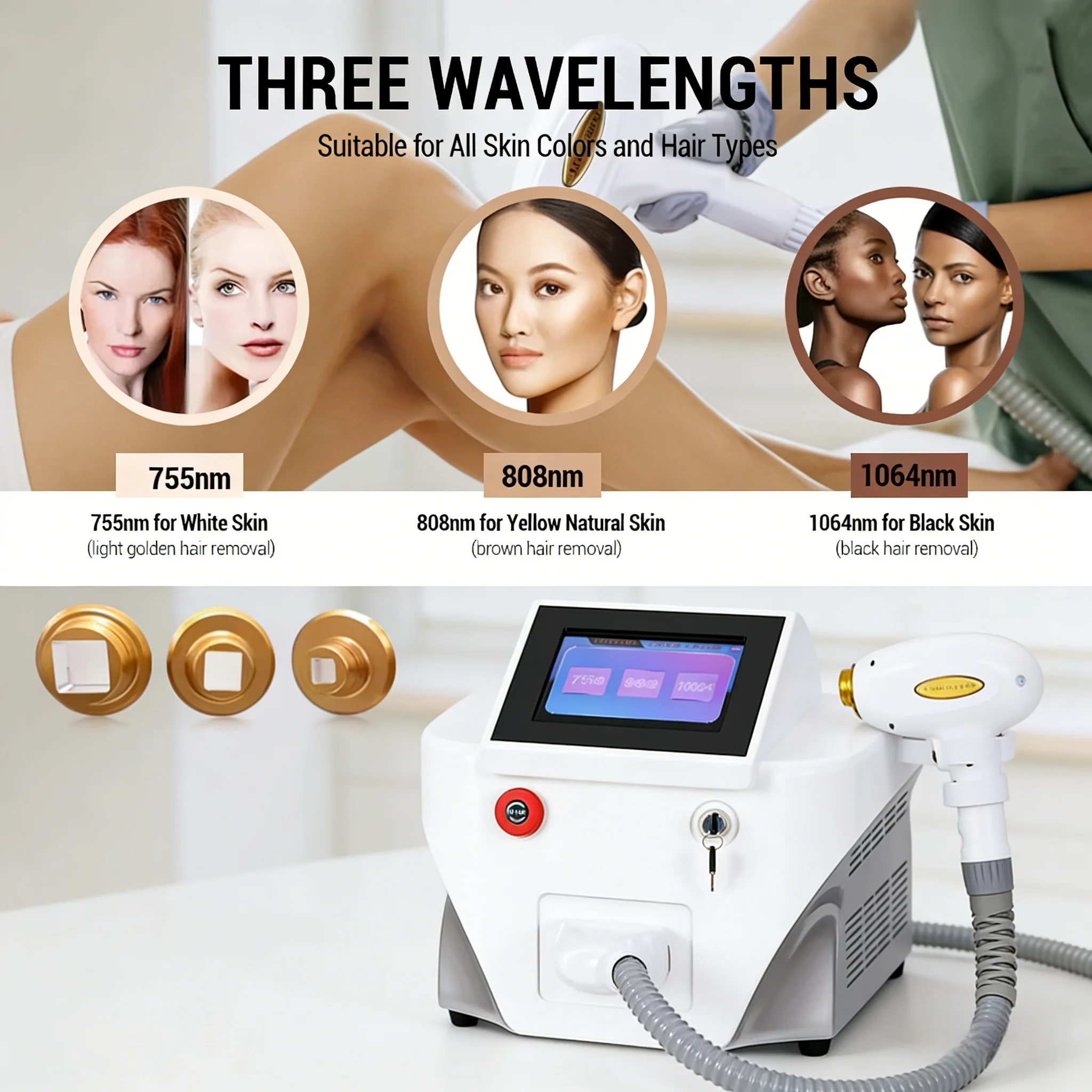 láser diodo laser ipl luz pulsada