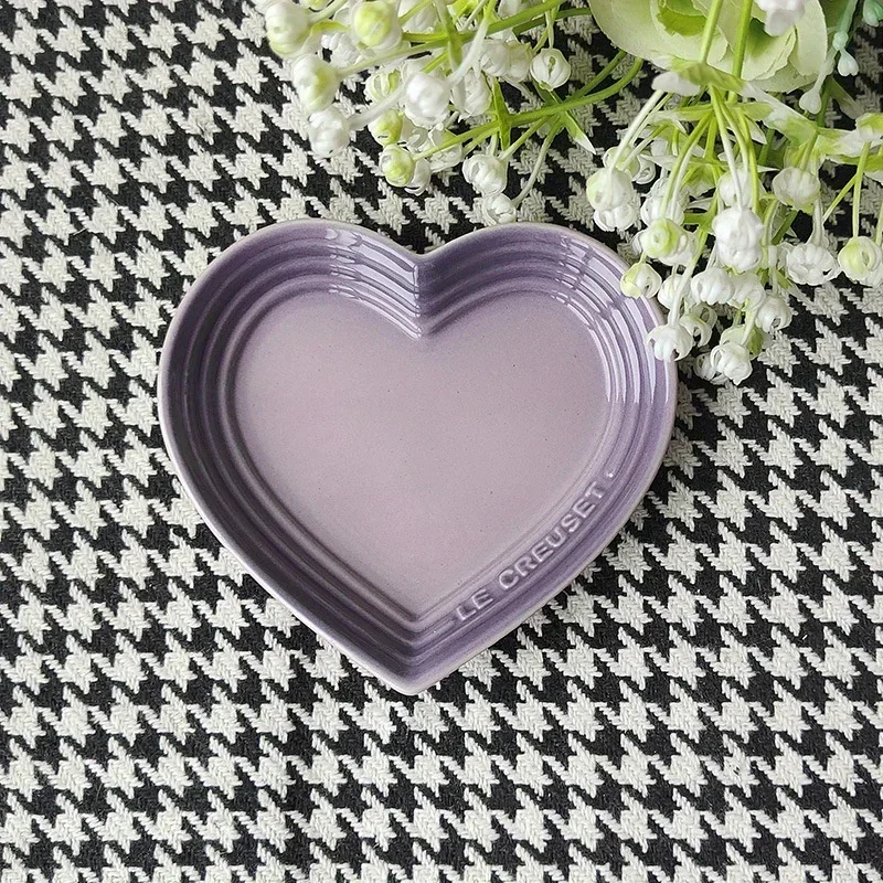 Keramische kattenbak Extra hartvormig breed Anti-braken Stressvrij ontwerp 12 cm Duurzame keramische voerbak voor kleine katten en honden