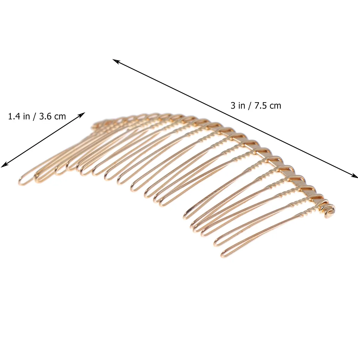 5Pcs Stylish Inserted Hair Comb Metal Women Headdress for Wedding Prom Party Church Dance Summer Picnic Elegant Look