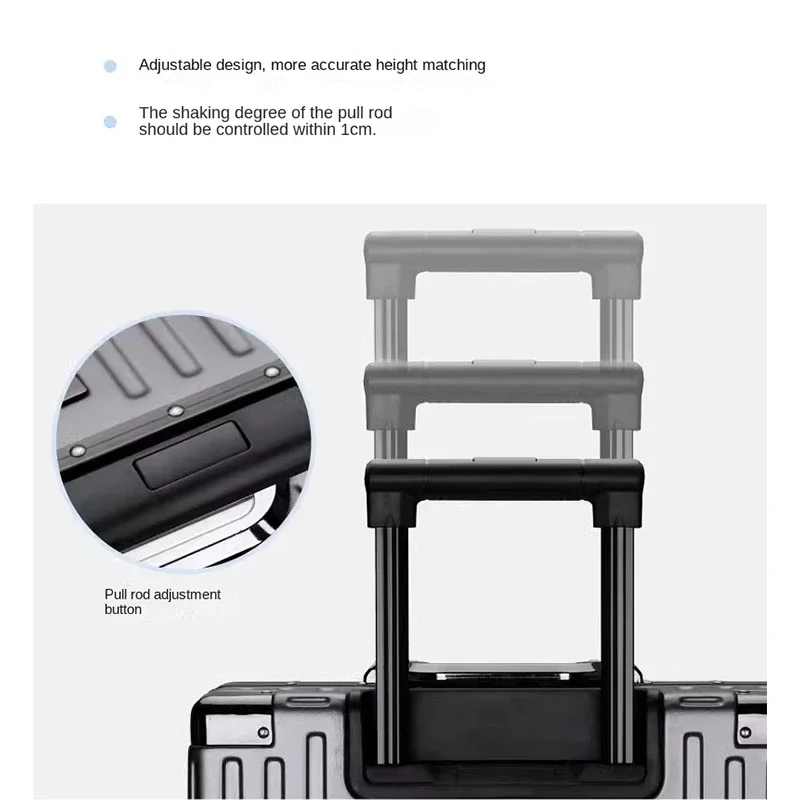 Чемодан с алюминиевой рамой, можно сидеть, Дорожный чемодан, водонепроницаемая сумка для путешествий, чемоданы на колесах для переноски багажа 20 дюймов, троллейка с паролем
