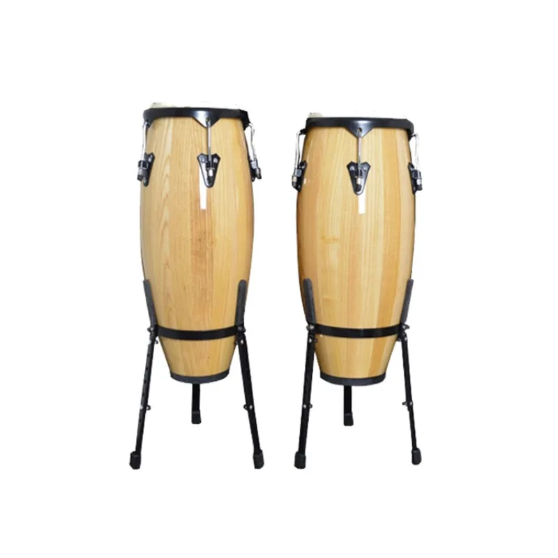 Drum Tambourine 10 inch + 11 inch Latin drum with bracket set