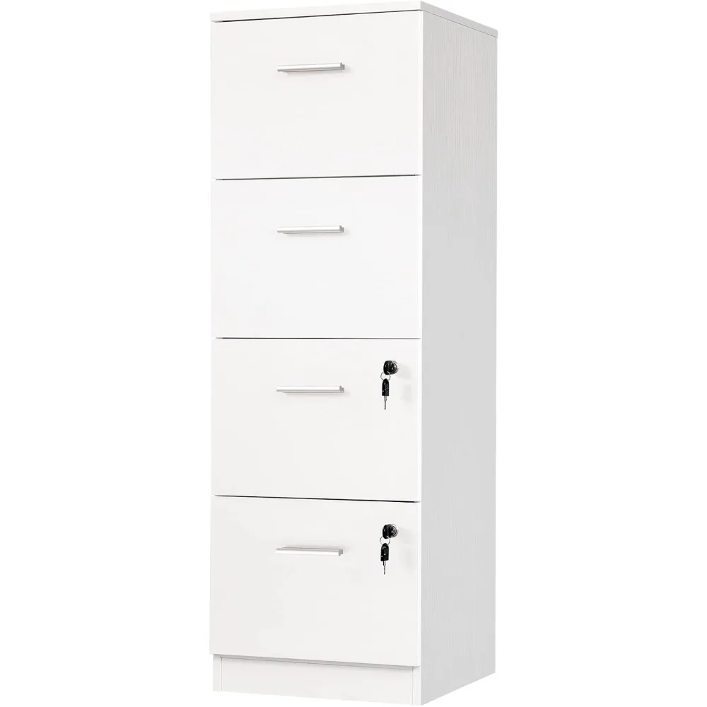 4-Drawer File Cabinet with Lock, 15.86