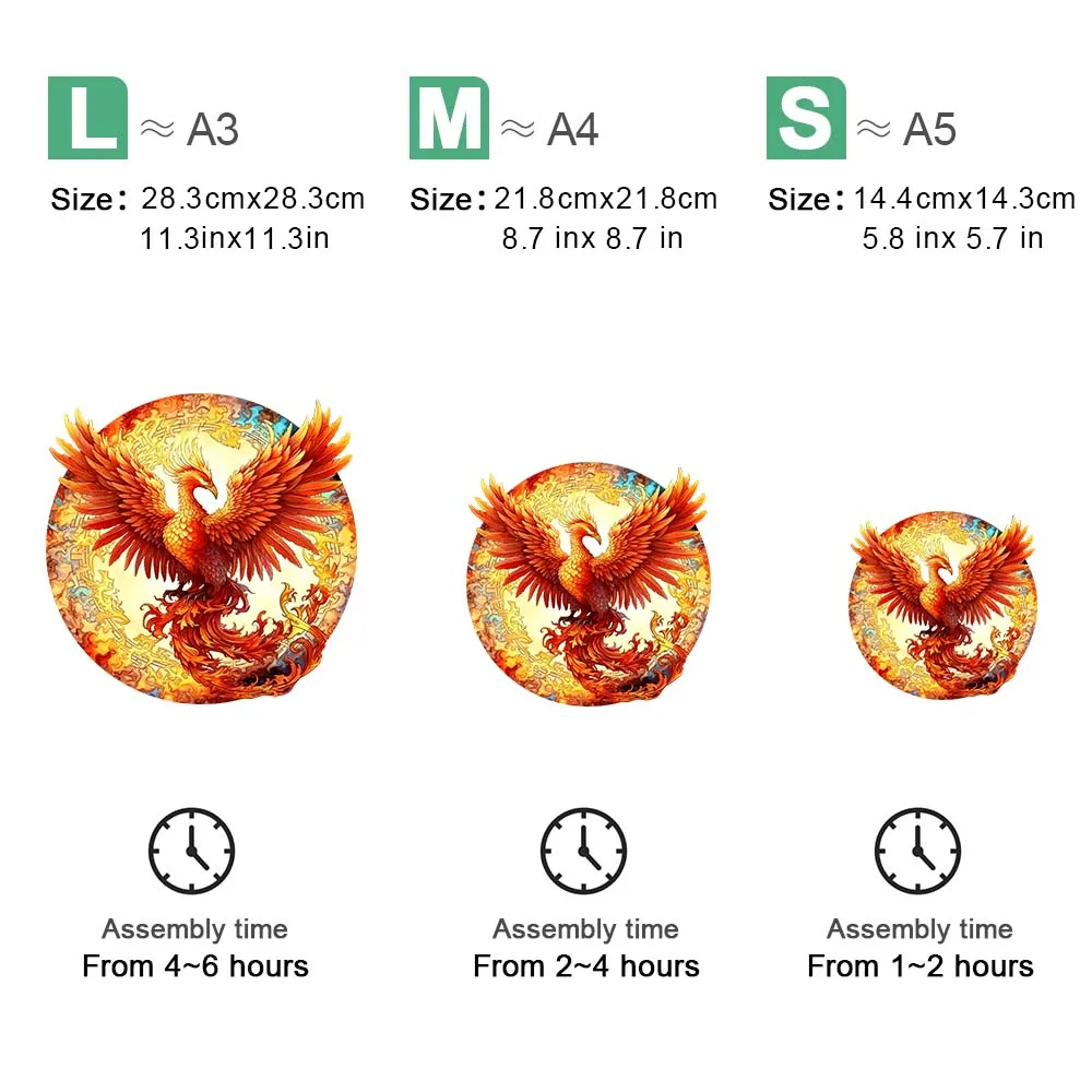 大人のストレス解消玩具,不規則な形の木製フェニックスパズル,家族のギフトボックス,インタラクティブなインタラクティブなギフト,繊細なジオメトリ