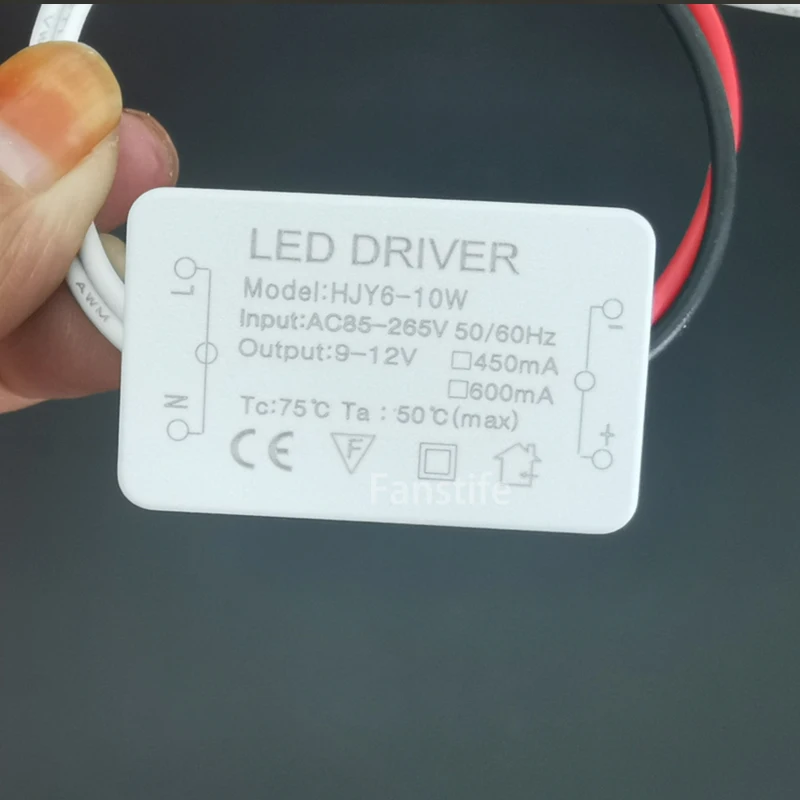 6-10w Constant Current High Power Led Driver 9-12v 600mA