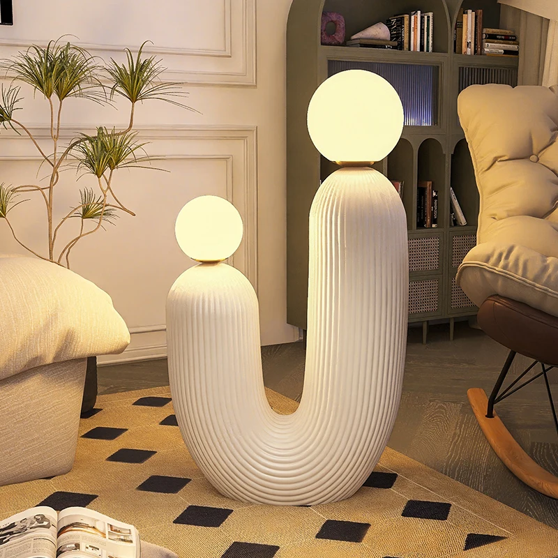 Home Decor Luminous Resin Sculptures Ornaments Bedroom Decorations Nordic Style Creative Statue Art Ornaments Housewarming Gifts