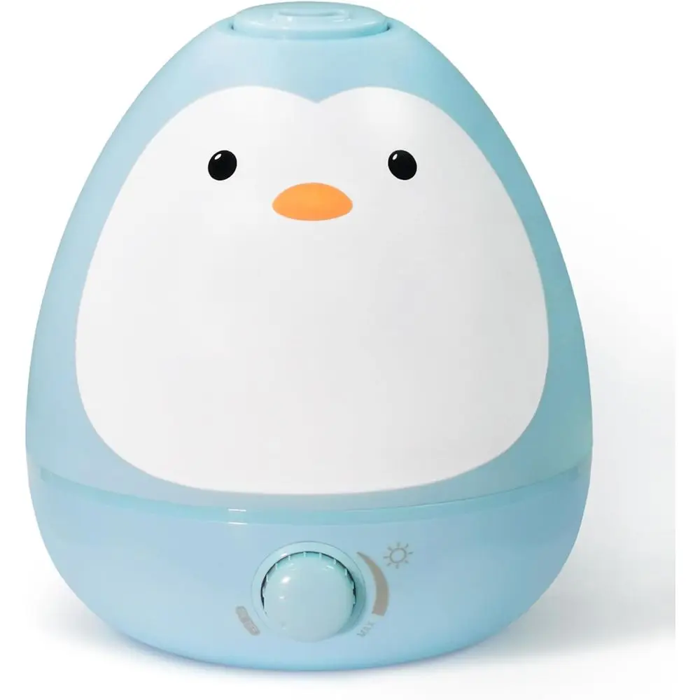 

3-in-1 Cool Mist Humidifier with Essential Oil Diffuser and Nightlight, BPA-Free for Kids and Large Rooms, Ultra Quiet, Auto Shu
