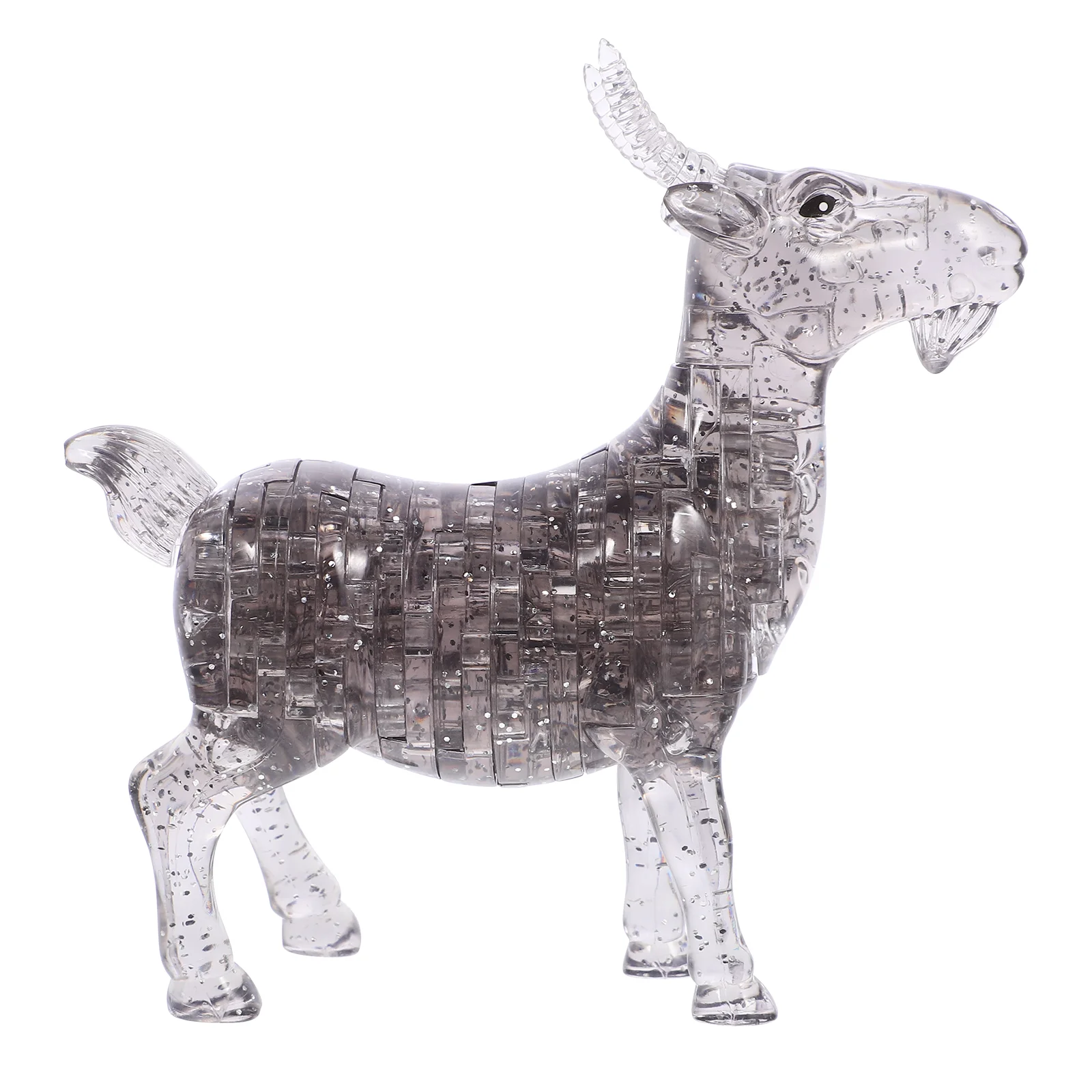 Three-dimensional Crystal Puzzle Birthday Gift Goat Desktop Ornament Glass Animals Decoration Adornment The Aldult