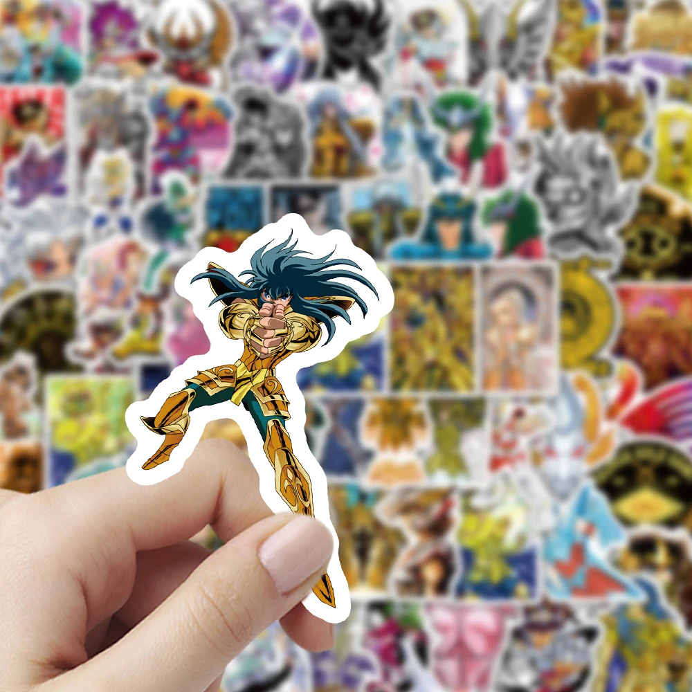 

100PCS Fantasy Anime with a sense of The Times Saint Seiya Graffiti Stickers Decoration Luggage Phone Guitar Skateboard Kid Toy