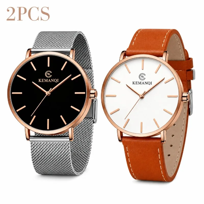 conjunto-de-relogios-casal-kemanqi-slim-quartz-com-2-pecas-pulseira-de-couro-casual-e-pulseira-de-malha-metalica-presente-de-joias-para-amantes-de-negocios