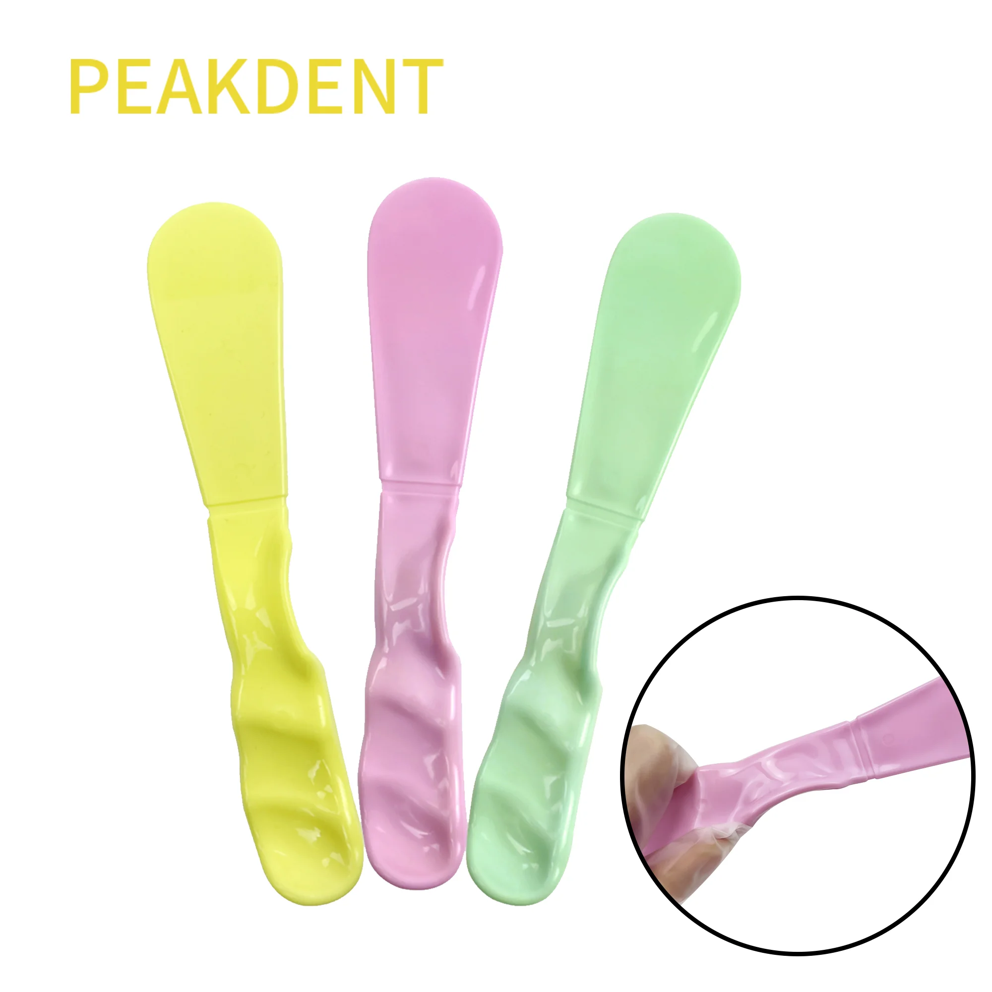 Spatule dentaire en plastique Assad, spatules en plastique pour poulet, moule à poudre assressenti, couteau, trois couleurs disponibles, outil de laboratoire dentaire