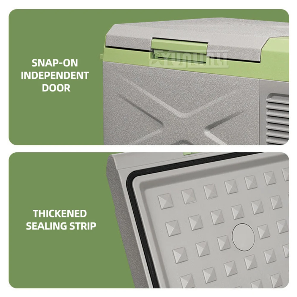 

Холодильник для кемпинга, компрессор, холодильный Mininevera, автомобильный домашний холодильник двойного назначения с контролем температуры, небольшой холодильник