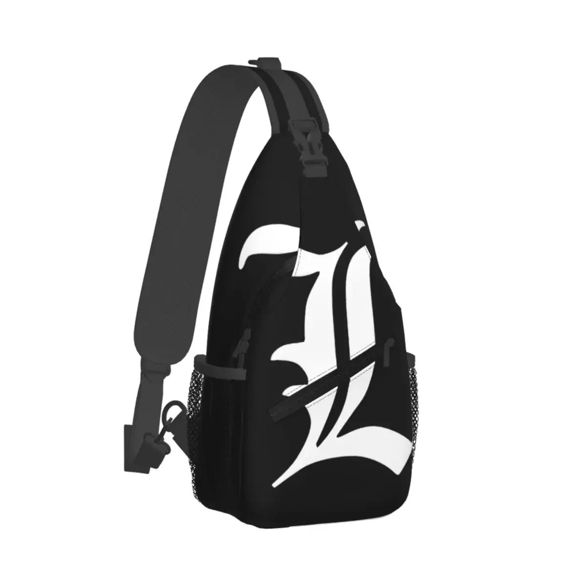 Deaths-Notes Logo Crossbody Sling Bag Small Chest Bag Anime Shoulder Backpack Daypack for Hiking Travel Camping Pack