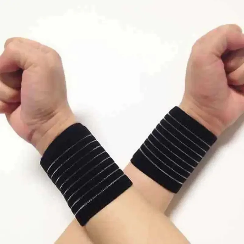1/2/3pcs Sports Basketball Nylon Gym Cotton Tape Sport Bandage Support Wristbands Sports Safety Wrist Protector Safety Bandage